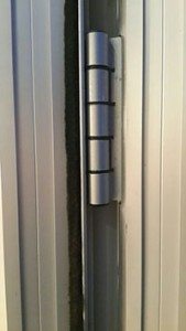 Aluminum door hinge